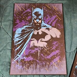 Hobby Lobby Batman Wall Decor with Yellow and Black Logo